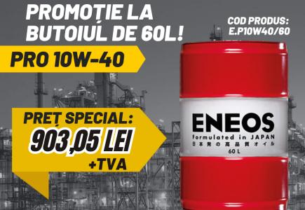 ENEOS PRO 10W-40 – Butoi 60L la Preț Special!