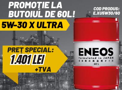 ENEOS 5W-30 X Ultra – Butoi 60L la Preț Special!