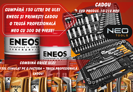 Cumpără 150L ulei ENEOS = Trusă profesională NEO Tools CADOU